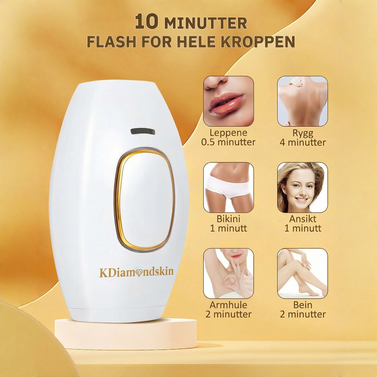 SilkX IPL Laser - Hår fjerningsapparat