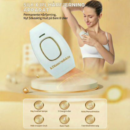 SilkX IPL Laser - Hår fjerningsapparat