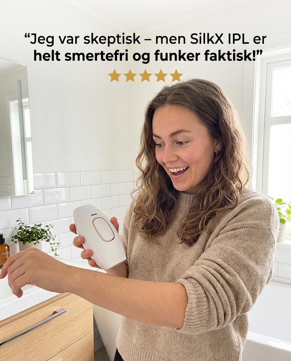 SilkX IPL Laser - Hår fjerningsapparat