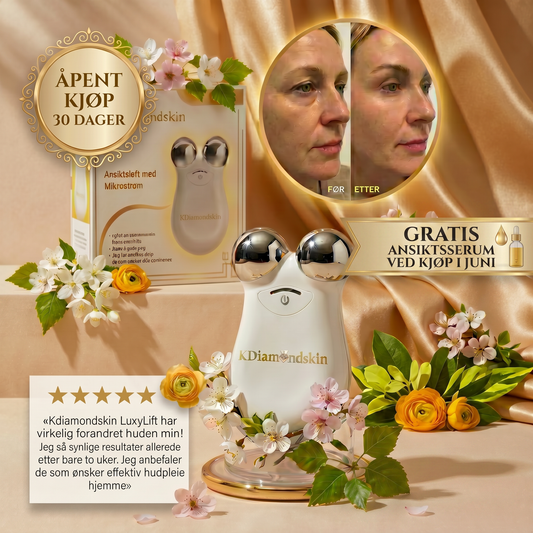 Trenger raskt ansiktsløft? Få med gratis sommergaver - Ansiktsserum + Mist Sprayer                              "KDiamondSkin Luxylift ™"