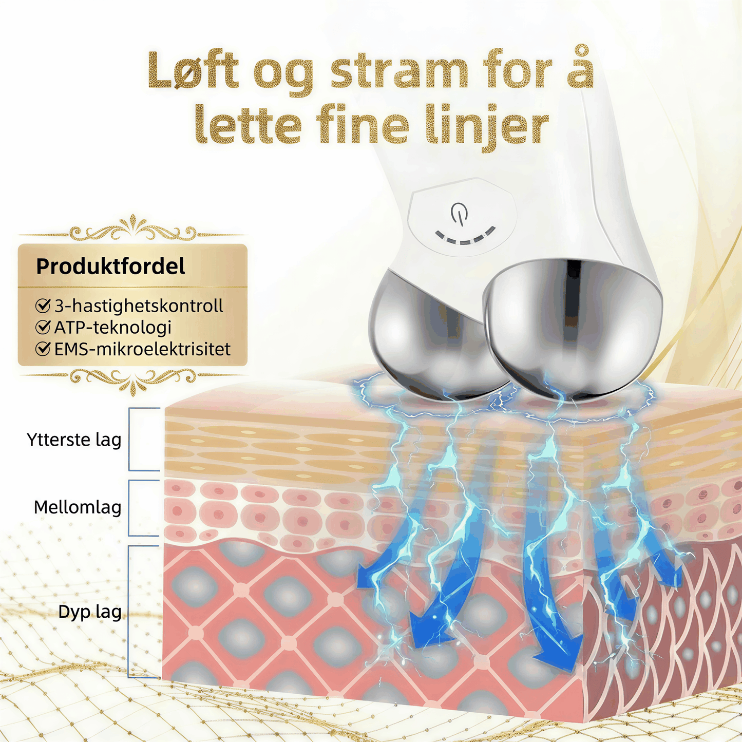 "KDiamondSkin Luxylift for selvpleie™ - KDiamondSkin