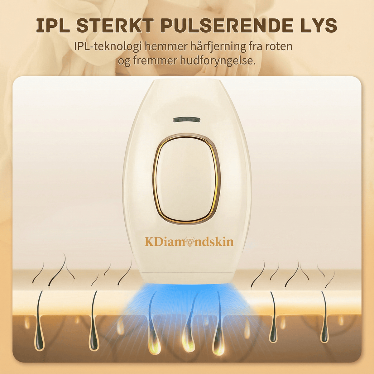 SilkX IPL Laser - Hår fjerningsapparat - KDiamondSkin