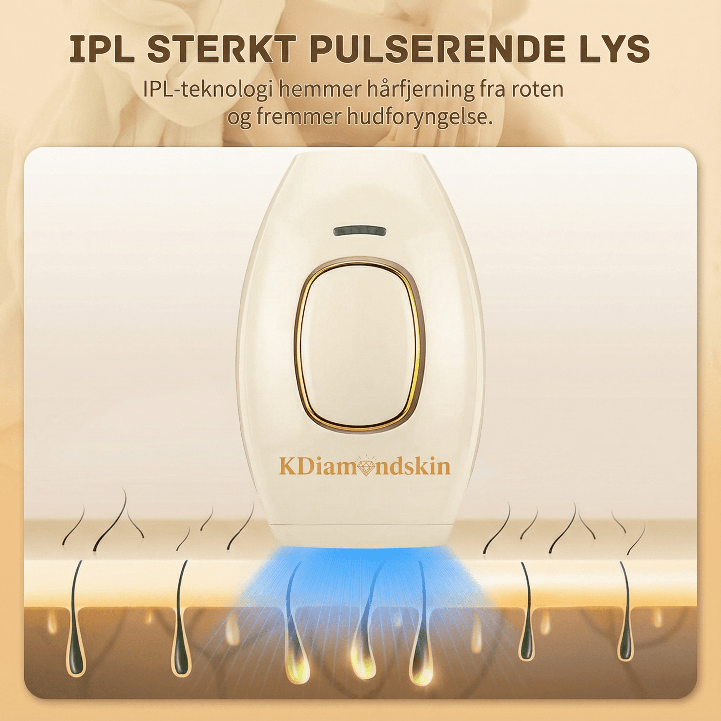 SilkX IPL Laser - Hår fjerningsapparat - KDiamondSkin