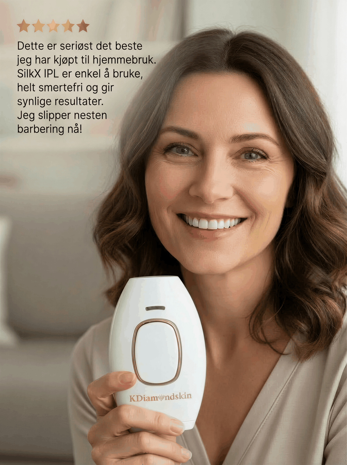 SilkX IPL Laser - Hår fjerningsapparat - KDiamondSkin
